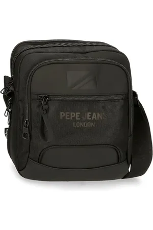 Pepe Jeans Taske, Herre, Sort, ONE SIZE, Uld, Tablet Skuldertaske Bromley
