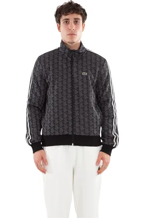 Lacoste Sweathshirts & Hoodies, Herre, Sort, XL, Monogram Track Jacket in 4PC