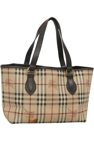 Burberry Pre-owned, Dame, , ONE SIZE, Tyl, Pre-owned Laeder hndtasker