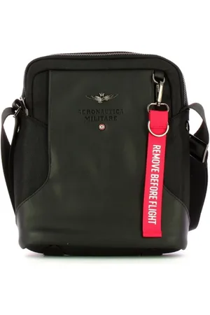 Aeronautica Militare Taske, Herre, Grøn, ONE SIZE, Uld, Militær Stil Skuldertaske