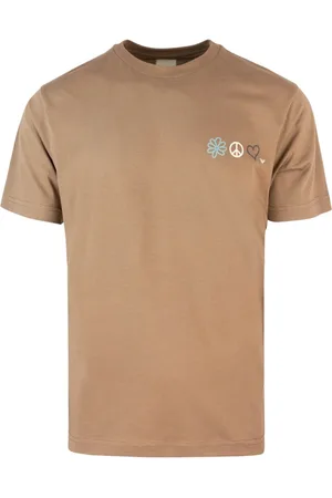Emporio Armani Top, Herre, Brun, M, Bomuld, Brun T-shirts og Polos Kollektion