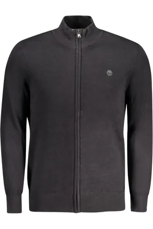 Timberland Strik, Herre, Sort, S, Bomuld, Sort Bomuld Herre Cardigan