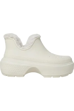Crocs Sko, Dame, Hvid, 37 EU, Platform Ankelstøvler til kvinder