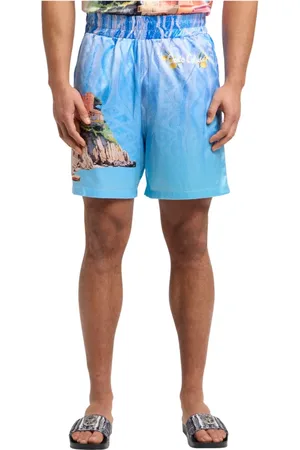 Carlo Colucci Shorts, Herre, Blå, L, Luksus Komfort Shorts