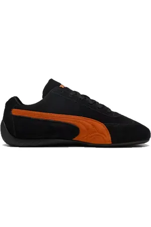 PUMA Sko, Herre, Sort, 41 EU, Læder, Speedcat OG Sort & Orange Sneakers