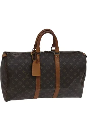 LOUIS VUITTON Pre-owned, Dame, Brun, ONE SIZE, Tyl, Pre-owned canvas tasker