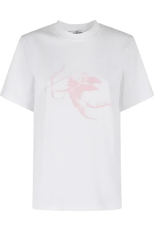 Fiorucci Top, Dame, Hvid, S, Bomuld, Cupid Print Regular Fit T-Shirt