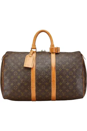 LOUIS VUITTON Pre-owned, Dame, Brun, ONE SIZE, Tyl, Pre-owned canvas tasker