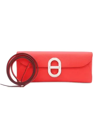 Hermès Pre-owned, Dame, Lyserød, ONE SIZE, Uld, Pre-owned Laeder crossbody-tasker