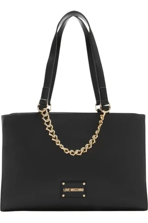 Moschino Taske, Dame, Sort, ONE SIZE, Uld, Stilfuld PU Lædertaske