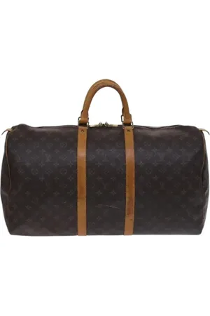 LOUIS VUITTON Pre-owned, Dame, Brun, ONE SIZE, Tyl, Pre-owned canvas tasker