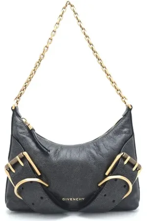 Givenchy Pre-owned, Dame, Sort, ONE SIZE, Uld, Pre-owned Laeder skuldertasker