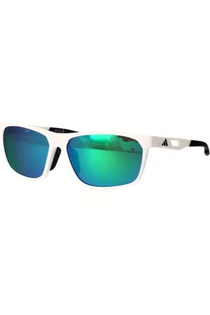 adidas Tilbehør, Herre, Flerfarvet, 59 MM, Uld, Grønne Aviator Solbriller med UV-beskyttelse