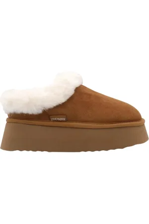 Steve Madden Sko, Dame, Brun, 37 1/2 EU, Flade Kamel Sko Isoleret Blød Tå