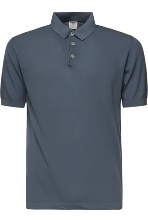 ELEVENTY Top, Herre, Blå, L, Blå Half Sleeve T-shirts og Polos