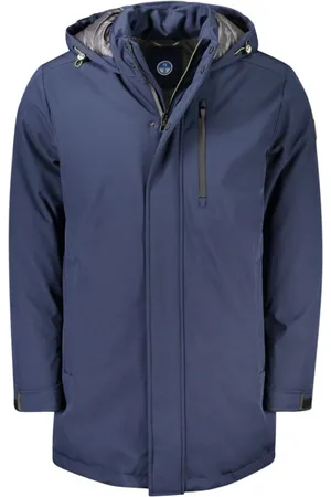 North Sails Frakke, Herre, Blå, XL, Polyester, Blå Polyester Jakke