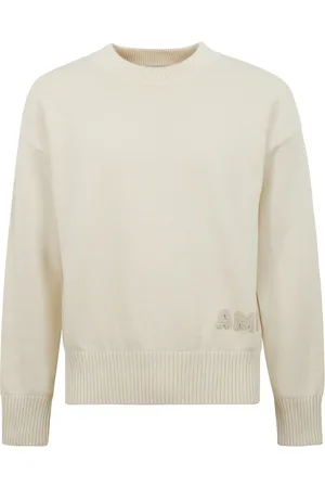 Ami Strik, Herre, , XL, Bomuld, Bomuld og uld rund hals sweater