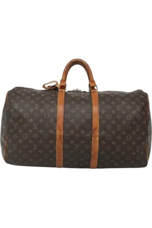 LOUIS VUITTON Pre-owned, Dame, Brun, ONE SIZE, Tyl, Pre-owned canvas tasker