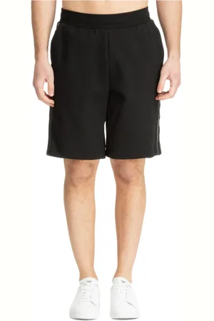 EA7 Shorts, Herre, Sort, M, Bomuld, Enkle snørebåndssporshorts med lommer
