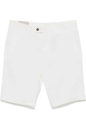 corneliani Shorts, Herre, Hvid, M, Bomuld, Stræk Shorts til Afslappet Stil