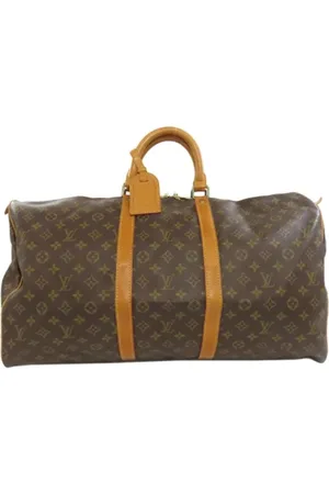 LOUIS VUITTON Pre-owned, Dame, Brun, ONE SIZE, Tyl, Pre-owned canvas tasker