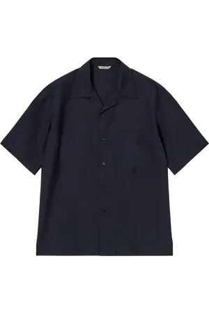 Auralee Skjorte, Herre, Blå, 2XL, Uld, Stilfulde Skjorter Kollektion
