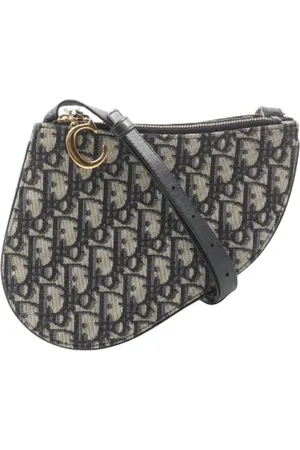 Dior Pre-owned, Dame, Grå, ONE SIZE, Uld, Pre-owned Canvas dior-tasker