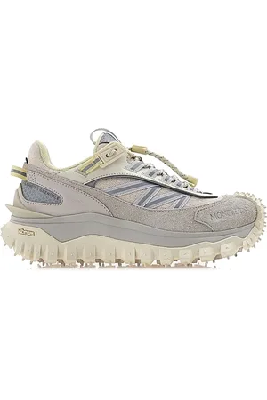 Moncler Sko, Dame, Hvid, 37 EU, Uld, Stilfulde Sneakers til Moderne Outfits
