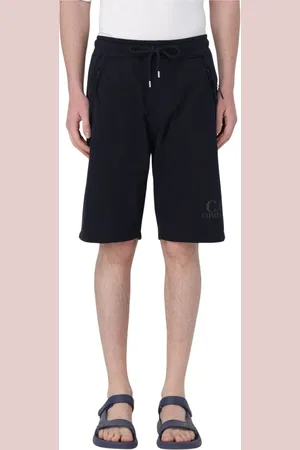 C.P. Company Shorts, Herre, Blå, L, Uld, Logo Fleece Shorts