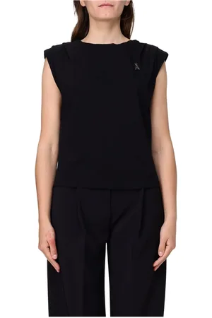 Patrizia Pepe Top, Dame, Sort, L, Uld, Stilfuld Top til Trendsettere