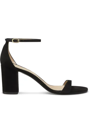 Stuart Weitzman Sko, Dame, Sort, 39 1/2 EU, Nudist Block 75