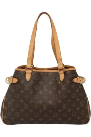LOUIS VUITTON Pre-owned, Dame, Brun, ONE SIZE, Uld, Pre-owned canvas tasker