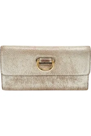Burberry Pre-owned, Dame, Grå, ONE SIZE, Tyl, Pre-owned Laeder punge
