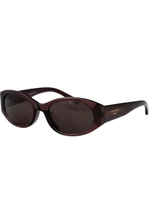 Balenciaga Tilbehør, Dame, Lilla, 55 MM, Uld, Stilfulde solbriller Bb0369Sk