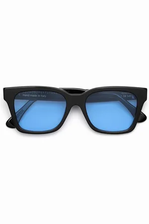 Retrosuperfuture Tilbehør, unisex, Blå, ONE SIZE, Uld, Blå solbriller Stilfuld Unisex