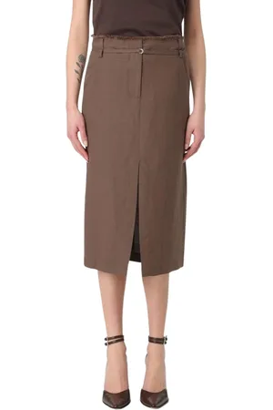 Patrizia Pepe Nederdel, Dame, Brun, XS, Essential Nederdel Art. 2G1007A052
