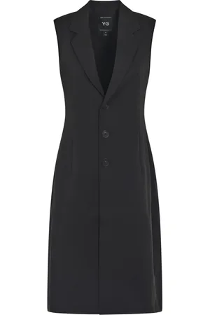 Y-3 Kjole, Dame, Sort, S, Uld, Stilfulde Kjoler Samling