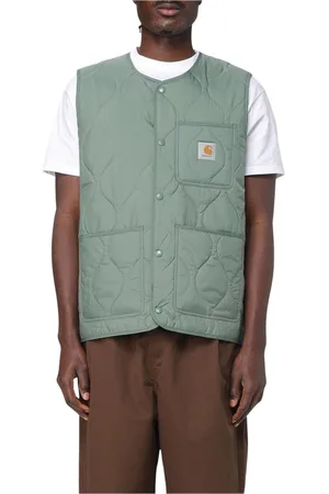 Carhartt Jakke, Herre, Grøn, S, Uld, Stilfuld arbejdsjakke