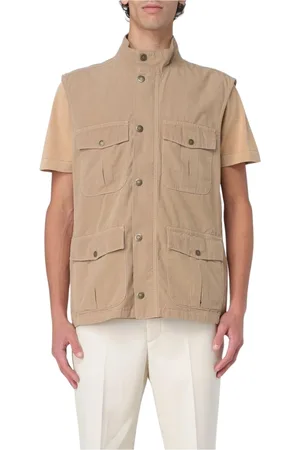 Barbour Jakke, Herre, , L, Elegant Grøn Suit Vest med Knap