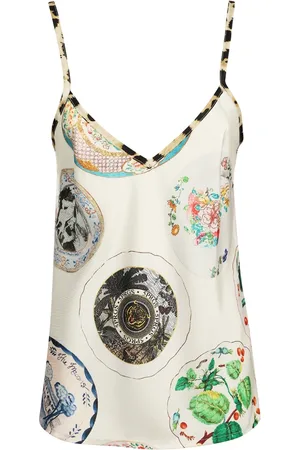 5 PROGRESS Top, Dame, Flerfarvet, M, Polyester, Viskose og polyester top