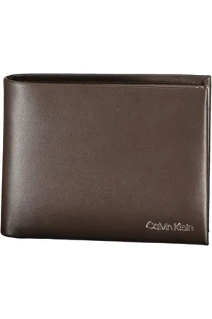 Calvin Klein Tilbehør, Herre, Brun, ONE SIZE, Læder, Elegant Læderpung med RFID-beskyttelse