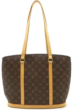 LOUIS VUITTON Pre-owned, Dame, Brun, ONE SIZE, Tyl, Pre-owned canvas tasker