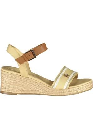 Tommy Hilfiger Sko, Dame, , 39 EU, Sandal med Ankelrem og Kontrastdetaljer