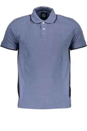 North Sails Top, Herre, Blå, 2XL, Bomuld, Blå Bomuld Polo Skjorte