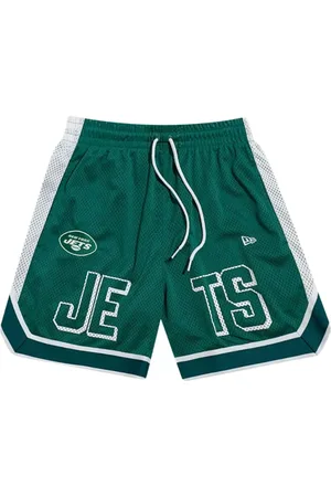 New Era Shorts, Herre, Grøn, M, Polyester, Sporty Grøn Mesh Shorts Jets Stil