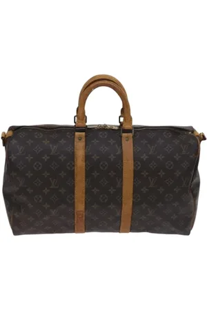 LOUIS VUITTON Pre-owned, Dame, Brun, ONE SIZE, Uld, Pre-owned canvas tasker