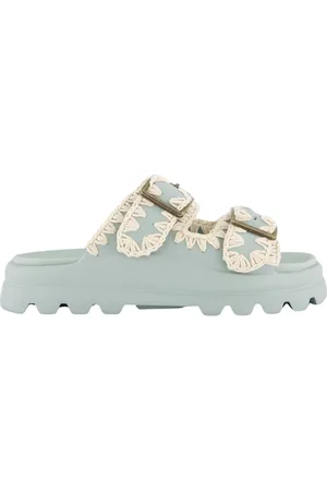 Mou Sko, Dame, Flerfarvet, 41 EU, Eva Slide To-Spænder Sandal