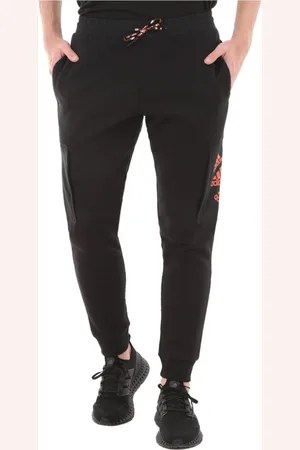 adidas Bukser, Herre, Sort, 2XL, Bomuld, Sporty Streetwear Bukser Sort Bomuld Elastan