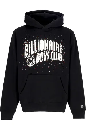 Billionaire Boys Club Sweathshirts & Hoodies, Herre, Sort, S, Bomuld, Let hættetrøje med pyntet bue Logover hættetrøje Sort