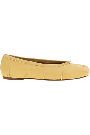 Maison Margiela Sko, Dame, , 37 1/2 EU, Læder, SplitToe Ballerina Flats Elegant Design
